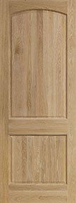 8 panel White oak door unfinished